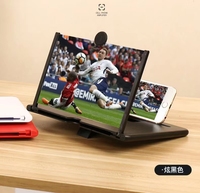 Nouveau support pliable pour téléphone portable avec amplificateur d'écran 3D de 10 pouces, amplificateur vidéo HD, support de téléphone intelligent, portable pour le bureau