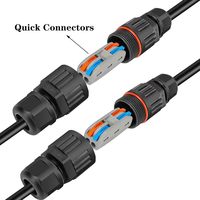 Connecteur étanche M20 IP68 pour éclairage extérieur DREAM, boîte de jonction à 3 voies pour câble, idéal pour l'éclairage paysager LED