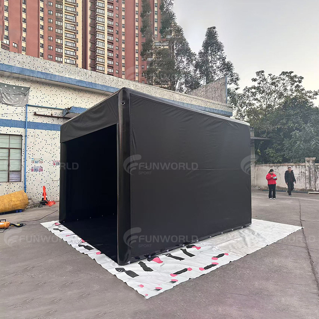 Factory Price Portable Golf Training Cage Inflatable Golf Simulator Projector Shooting Tent With Screen