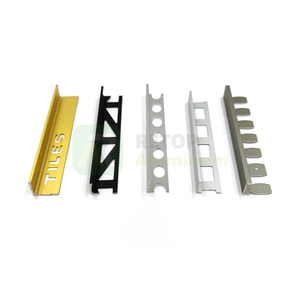 Trang trí và bảo vệ cầu thang nhôm cầu thang Tread hồ sơ cầu thang nosing Strips với cao su chèn - Product Image 2