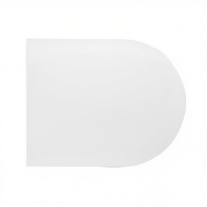 Asiento de inodoro termoestable D333 blanco de 48 cm de longitud con doble bisagra - Product Image 3