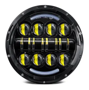 Motorrad zubehör 7 inch led scheinwerfer 7 inch led-leuchten 7'' led scheinwerfer für harley davidson