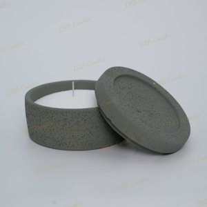 Lata de cemento de nuevo diseño, vela de cristal de aromaterapia, vacaciones personalizables, Día de San Valentín - Product Image 5