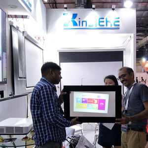 XJK lumière ambiante rejetant l'écran de projecteur à courte portée 120 pouces écran ALR à cadre fixe écran de cinéma 4K - Product Image 6