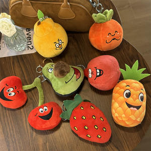 Llaveros de Peluche de Frutas Adorables, Colgantes para Bolsos de Manzana y Fresa, Mini Peluches Personalizados - Product Image 6