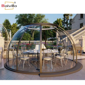 Tente à boules quatre saisons pour l'extérieur Serre solarium Aluminium Glass Bubble Houses Dome Sunroom - Product Image 5