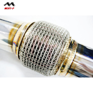 Mertop đua 3.5 ''AMG A45 cla45 gla45 với lá chắn nhiệt 2014 2016 nâng cấp downpipe - Product Image 4