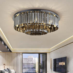 Candelabro moderno de alta calidad, luces de techo de cristal K9 de lujo, para sala de estar, novedad de 2024 - Product Image 2