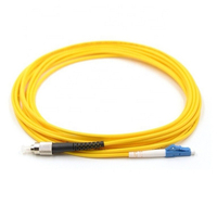 FTTH modo único dúplex Simplex 2,0mm G652D PVC/LSZH ST FC UPC Cable de conexión de fibra óptica