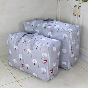Sacs de rangement, sacs mobiles à fermeture éclair étanches pour vêtements, literie, couette, oreiller, fourre-tout à motif, grand sac de rangement - Product Image 5