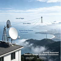 Punto de Acceso Inalámbrico para Exteriores QTECH, Puente de 50 km, PTP/PTMP, Haz QW 5D, 5 GHz, 2x2 MIMO, TDMA, Antena CPE de Doble Pila, Ganancia de Comunicación