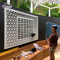 Panneau métallique perforé décoratif architectural pour revêtement de façade, écran d'intimité pour la conception des murs extérieurs et intérieurs des bâtiments