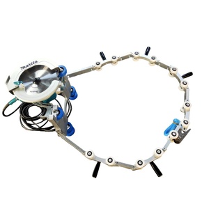 Machine de découpe à froid pour tuyaux en plastique EUPC60, robuste, industrielle, manuelle, avec moteur, pour tuyaux de 75 mm d'épaisseur de paroi, avec corps en aluminium - Product Image 4