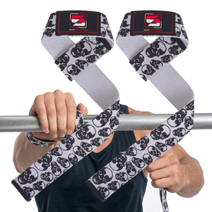 Nuevas correas de gimnasio de neopreno de alta resistencia con diseño de esqueleto, soporte para muñeca, fitness, personalizadas, transpirables, antideslizantes para entrenamiento corporal - Product Image 1