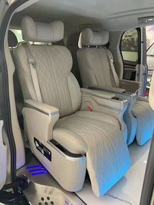 إكسسوارات Alphard لسيارات <span class=keywords><strong>Hiace</strong></span> Van Sprinter V Class W447، مقاعد سيارة كهربائية فاخرة من جلد PU المريح لكبار الشخصيات - Product Image 3