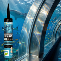 Scellant silicone transparent haute résistance, acide, séchage rapide, imperméable, résistant aux intempéries, pour la construction et les aquariums