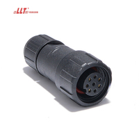 8pin LLT nouveau Mini femelle mâle prise câble d'alimentation fils Ip68 étanche 2 3 4 5 6 7 broches M14 connecteur
