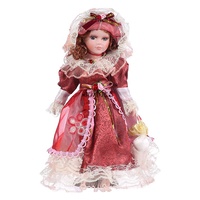 Poupée victorienne en porcelaine de différentes tailles (12/16/18 pouces)