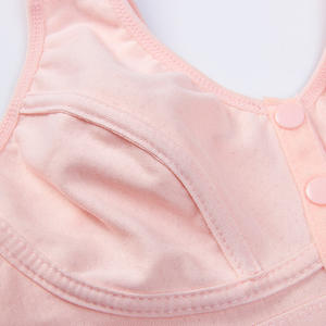 Sutiã sem almofada de alta qualidade, sutiã esportivo confortável de fechamento frontal respirável sem costura - Product Image 4