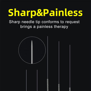 Aiguilles d'<span class=keywords><strong>acupuncture</strong></span>, médecine chinoise, en acier inoxydable, sans douleur, poignée argent, 1/500 pièces - Product Image 3