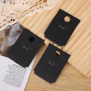 E-venta al por mayor, tarjeta de joyería popular, papel negro, NYU, bricolaje, accesorios plegables dorados, disponible - Product Image 2