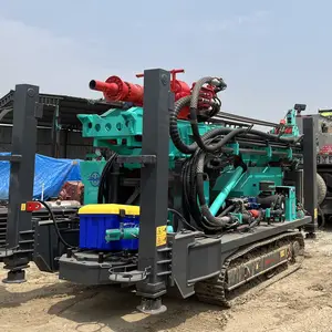 High Efficiency 500m Deep Crawler Water Well Drilling Rig bore well drilling machine