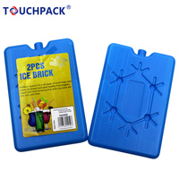 Brique de refroidissement réutilisable en HDPE pour glacière, non toxique, longue durée, pour camping, pique-nique, livraison alimentaire