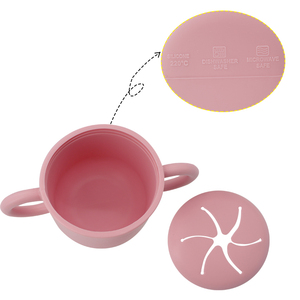 Gobelet d'apprentissage pour bébé en silicone 100 % écologique, sans BPA, non toxique, avec paille amovible pour les tout-petits - Product Image 5