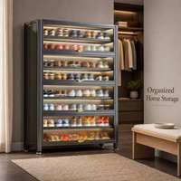 Armoire de rangement en acier, armoire de rangement commerciale en métal pour magasin de détail, bureau, atelier et organisation d'entreprise