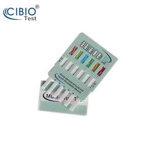 Độc tính Màn hình phát hiện đa 5 tấm dipcard thường lạm dụng các chất kiểm tra trong nước tiểu amp coc PCP lau thc - Product Image 1