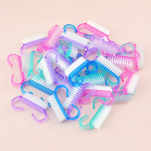 Lot de 5 brosses à ongles en plastique, petites brosses en corne pour le nettoyage des ongles des orteils et des ongles des mains - Product Image 4