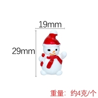Decorazioni Natalizie, Statuette di Pupazzi di Neve in Plastica 3D, Miniature da Tavolo, Ornamenti Natalizi
