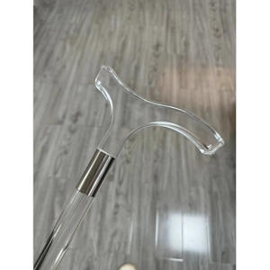 Şeffaf akrilik kamışı sağ el kontur kolu rehabilitasyon tedavi malzemeleri yaşlı engelli hafif sıcak satış - Product Image 3