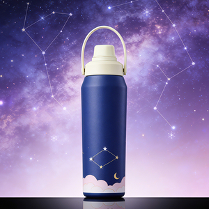 Botellas Térmicas Deportivas Aisladas para <span class=keywords><strong>Beber</strong></span> <span class=keywords><strong>Agua</strong></span>, con Logotipo Personalizado, de Acero Inoxidable, para Exteriores, Vaso Térmico de Vacío para <span class=keywords><strong>Beber</strong></span> Directamente - Product Image 3