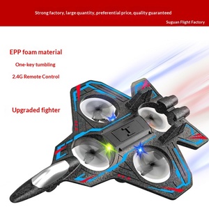 Cross-border <strong>New</strong> Remote Control Fighter Four-channel Hovering EVA Material for <strong>BROS</strong> Rolling Stunt Toy Foam Drone - Product Image 2