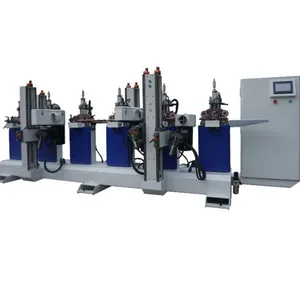 Wood door frame profile linear sander belt sanding machine for solid wood door frame