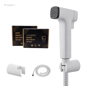 PINEBAY Long-lasting Toilet Attachment ABS Plastic Shattaf Bathroom WC Handheld Douche Spray <strong>Bidet</strong> <strong>Sprayer</strong> Set Hygiene Shower - Product Image 1