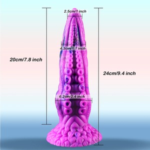 Dildos réalistes les plus vendus, masturbateurs en forme de tentacules d'octopus, jouets anaux gays, pénis alternatifs BDSM, produits pour adultes en gros - Product Image 2