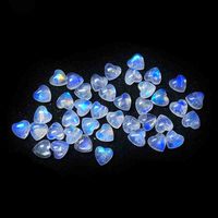 Pierres précieuses naturelles en gros : Pierre de lune (Moonstone) CABS & TAILLAGE, Pierres de lune rondes, ovales, en forme de cœur, en goutte, Cabochons, Artisanat DIY