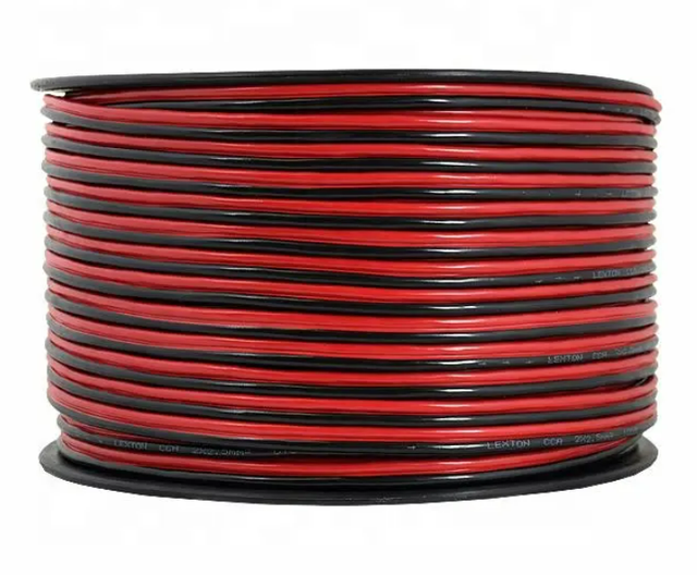 Cheap 18awg 20awg 22awg 2 Core Speaker Wire PVC Jacket Transparent Copper CCA Audio Cable