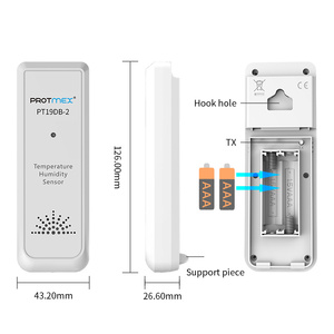 Thermomètre et hygromètre étanches, connexion Tuya au téléphone portable pour consulter les données historiques Pt19bd-2 - Product Image 4