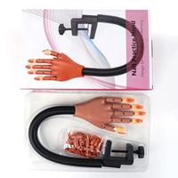 Véritable Main Humaine Structure Nail Pratique Doigt Joint Simulation Libre Plié Artificielle Main Modèle Nail Fournitures Produit