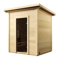 Sauna infrarouge lointain commercial le plus vendu, sauna infrarouge pour 3 personnes, cabane en bois personnalisée, cabane de jardin, sauna pour 10 personnes