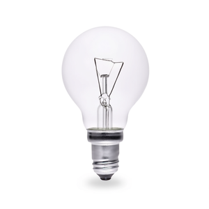 Bombilla Incandescente Esférica Transparente de 40W 125-130V E14 - Product Image 2