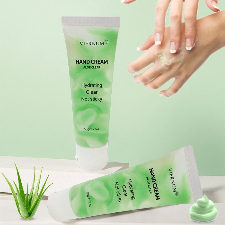 high quality custom logo mini aloe moisturizing hand cream whitening hand cream