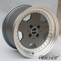 Jantes en alliage F81953 pleine face à 5 trous, concaves profonds, 15, 16, 17, 18, 19 pouces, 4x100, 5x112/120 pour Mercedes, Audi, BMW