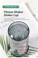 Paquete de 2 Botellas Mezcladoras de Proteínas de 28 oz a Prueba de Fugas con 2 Batidores de Alambre |   Negro/Transparente para Mezclas y Batidos de Proteínas