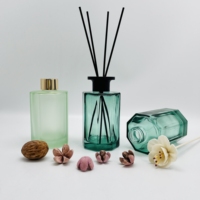 Diffuseur d'arômes grande capacité en verre cristallin pour chambre, salon, voiture, avec bâtonnets diffuseurs, style Instagram, vente en gros