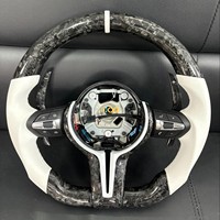 Volant en fibre de carbone violet personnalisé adapté aux BMW F30 F10 F15 F36 F20 F22 F25 F32 M3 M5 E46 E60 E70 E90 E91 M