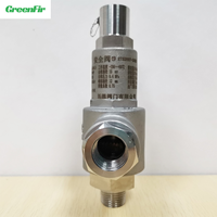 Vanne de décharge cryogénique pneumatique à ressort en acier inoxydable 304, à bride de 1 1/2 pouce, -196 degrés, 1000 bars